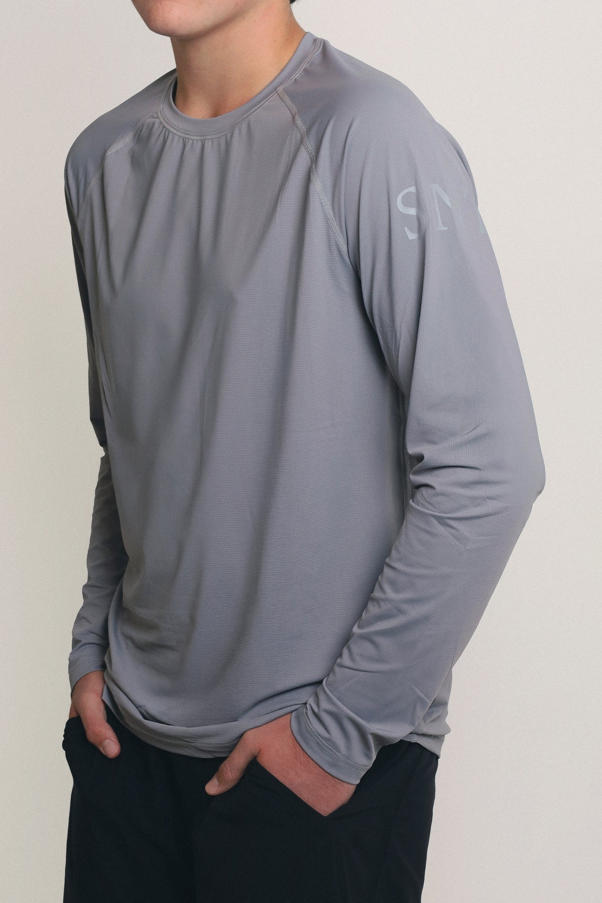 Deportiva Manga Larga - Gris