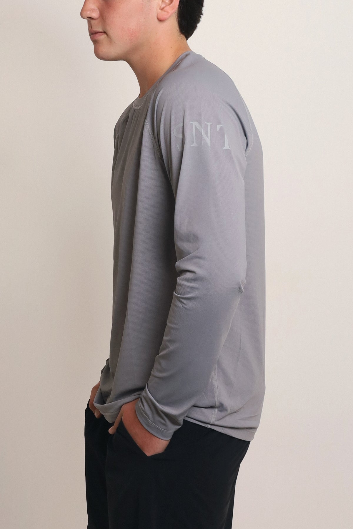 Deportiva Manga Larga - Gris
