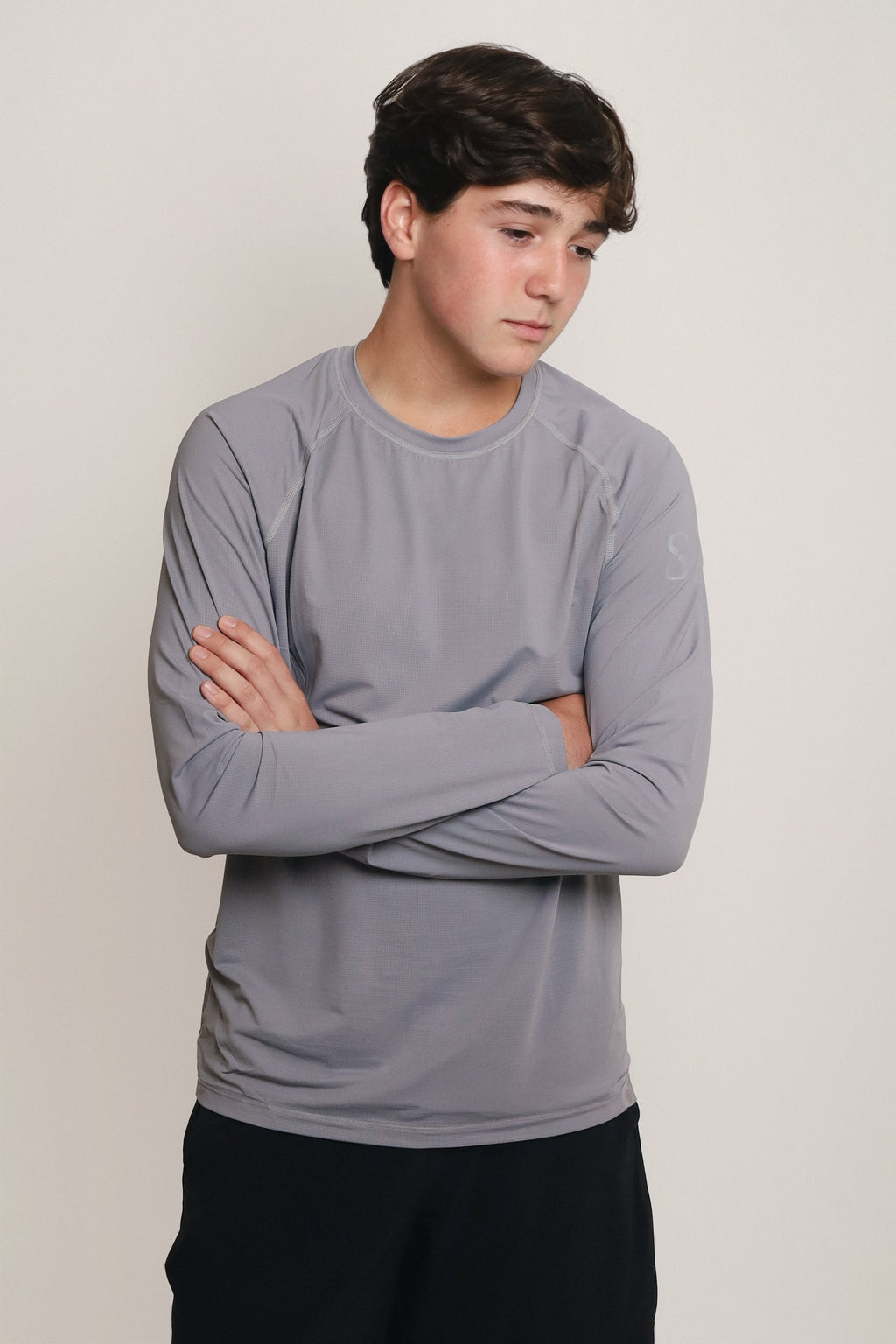 Deportiva Manga Larga - Gris