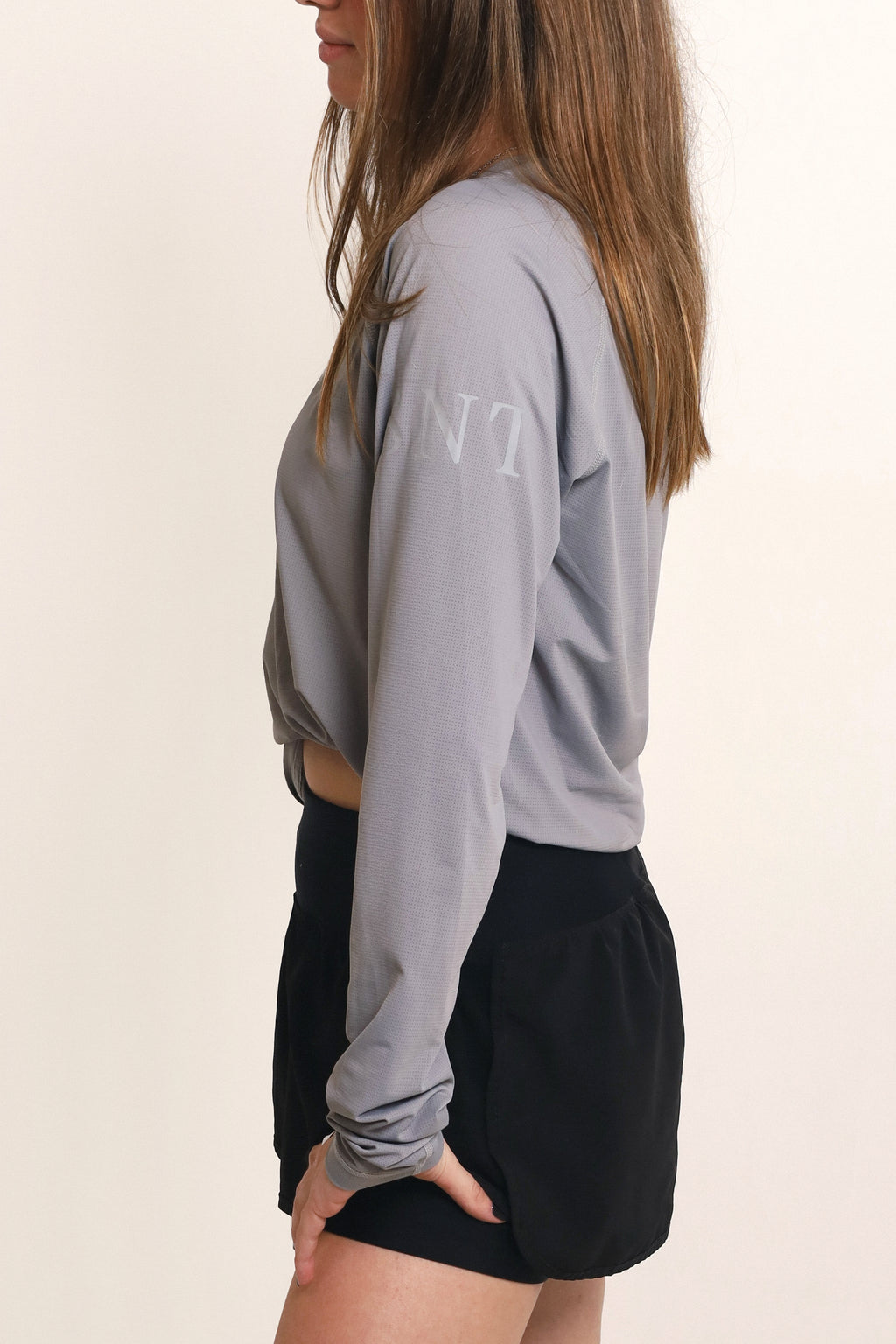 Deportiva Manga Larga - Gris