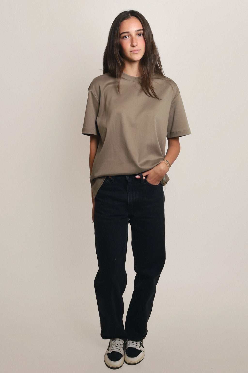 T-shirt Delgado Casual - Verde