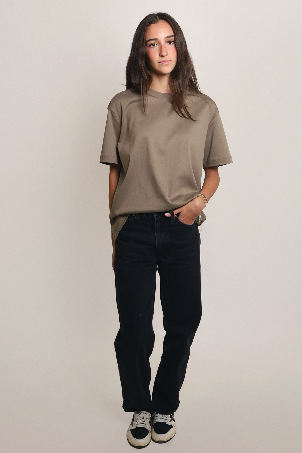 T-shirt Delgado Casual - Verde